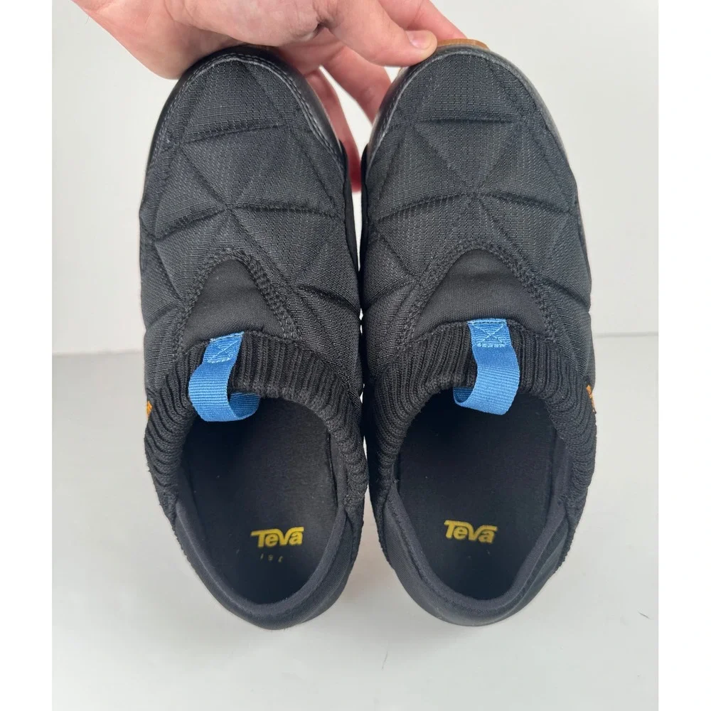 Teva ReEmber Ember‎ Moc Black Quilted Plaza Slip On Shoes 1125472 Mens 9 Casual